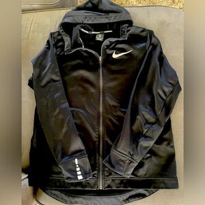 Men’s Black Nike Basketball Full Zip Hoodie